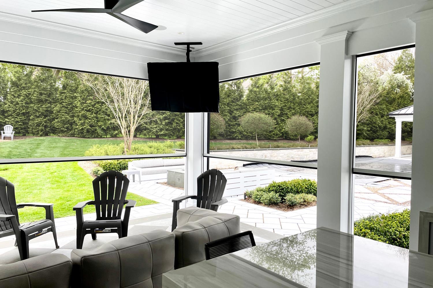 Patio with bug screen